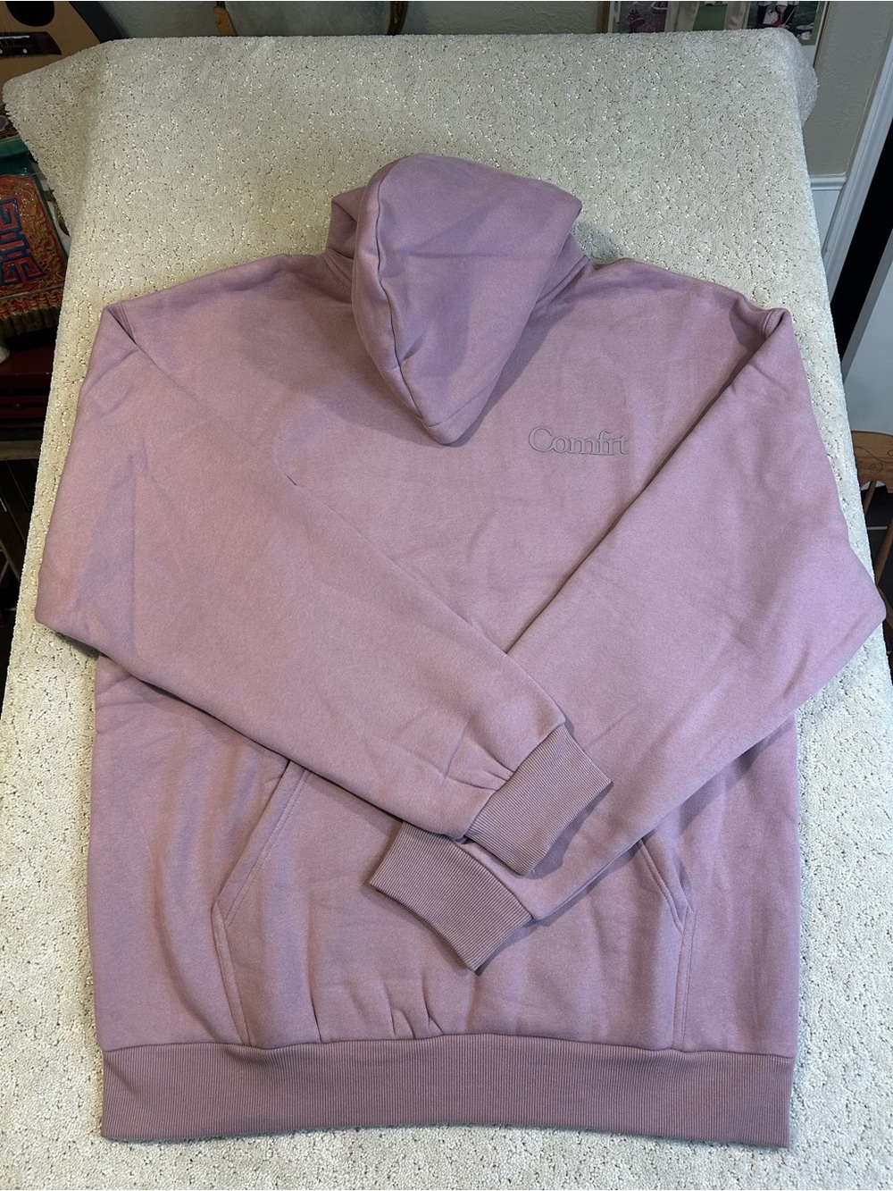 New in Bag COMFRT Minimalist Hoodie Orchid Size XL Unisex